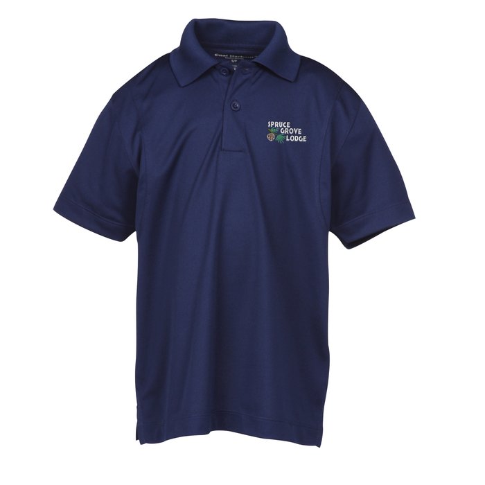 Custom Coal Harbour Tricot Snag Protection Wicking Polo - Youth