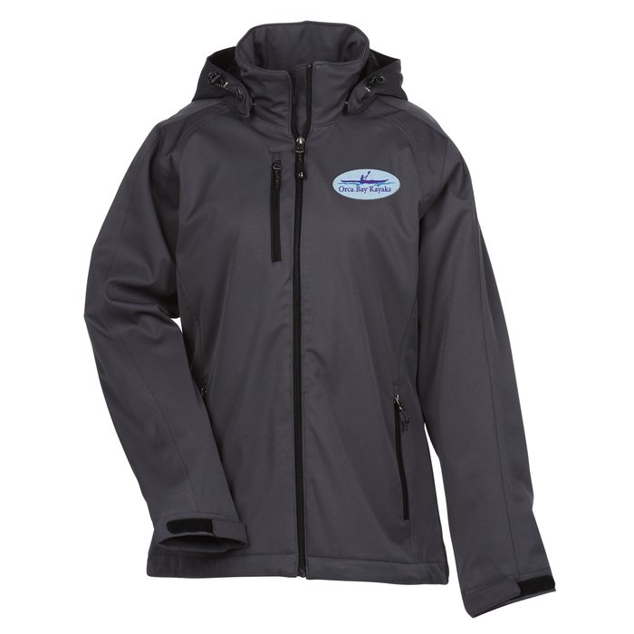 Custom Bryce Insulated Hooded Soft Shell Jacket - Ladies'