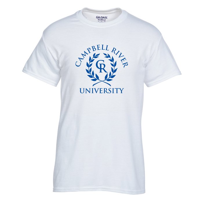 Custom Gildan DryBlend 50/50 T-Shirt - Screen - White