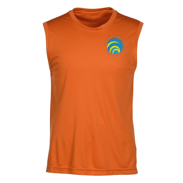 Custom Pro Team Moisture Wicking Sleeveless Tee - Men's - Embroidered