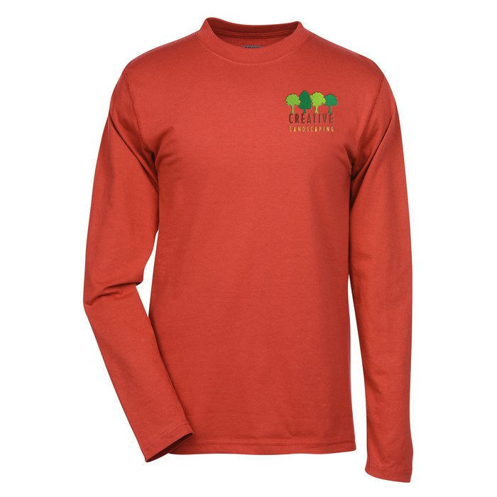 Custom Dri-Balance Blend Long Sleeve Tee - Men's - Embroidered