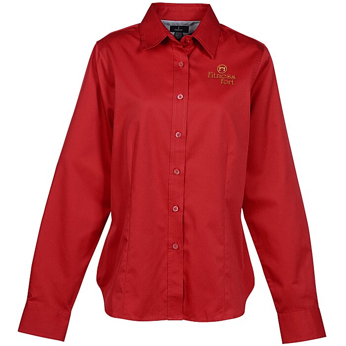 Custom Wilshire Twill Dress Shirt - Ladies'