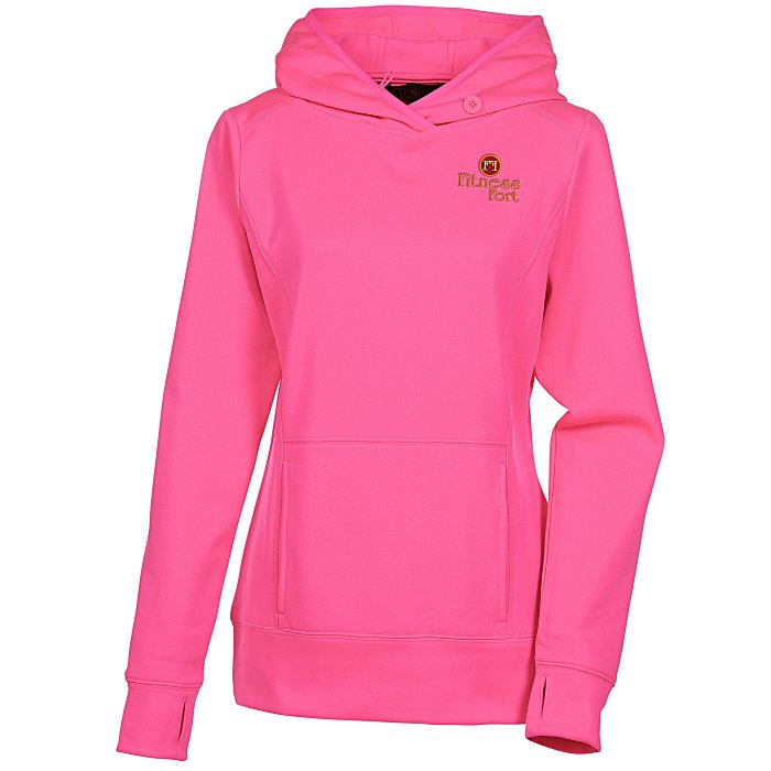 Custom Game Day Performance Hooded Sweatshirt - Ladies' - Embroidered