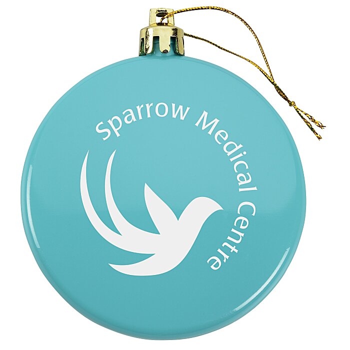 Custom Flat Shatterproof Ornament - Opaque
