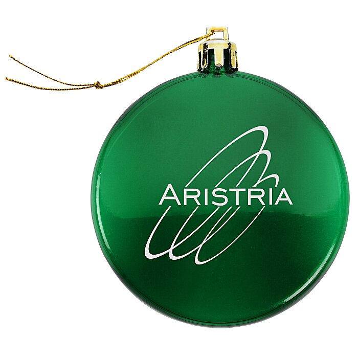 Custom Flat Shatterproof Ornament - Translucent
