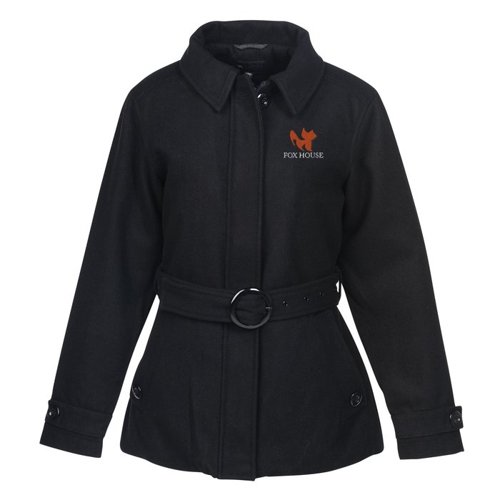 Custom Melton Wool Blend Jacket - Ladies'