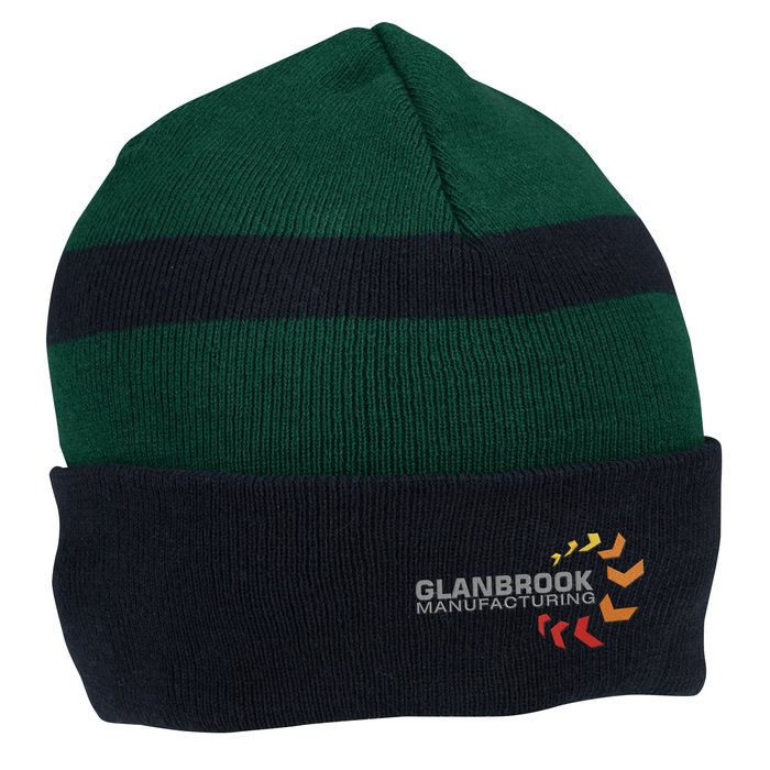 Custom Two-Tone Cuffed Toque