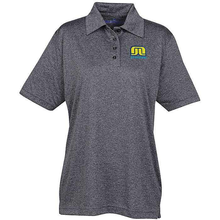 Custom Snag Resistant Heather Performance Polo - Ladies'