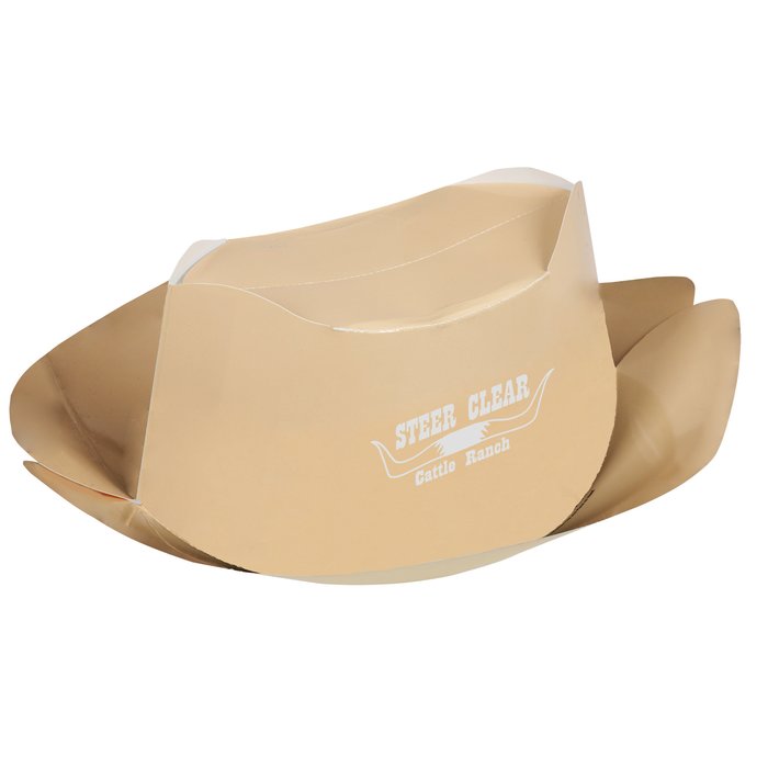 Custom Paper Cowboy Hat