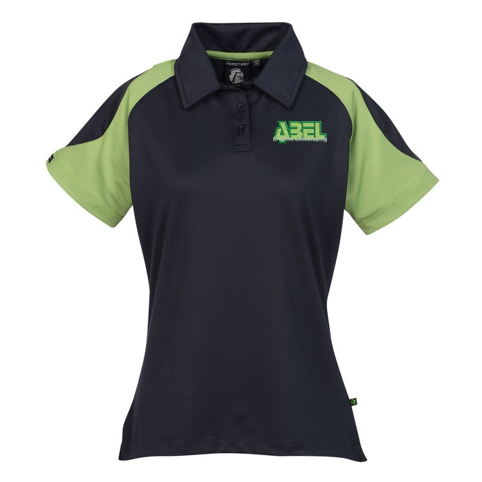 Custom Cruiser Contrast Shoulder Performance Polo - Ladies'