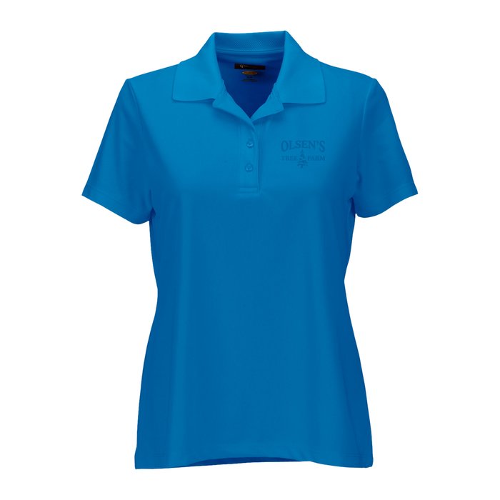 Custom Greg Norman Play Dry Performance Mesh Polo - Ladies' - Laser Etched