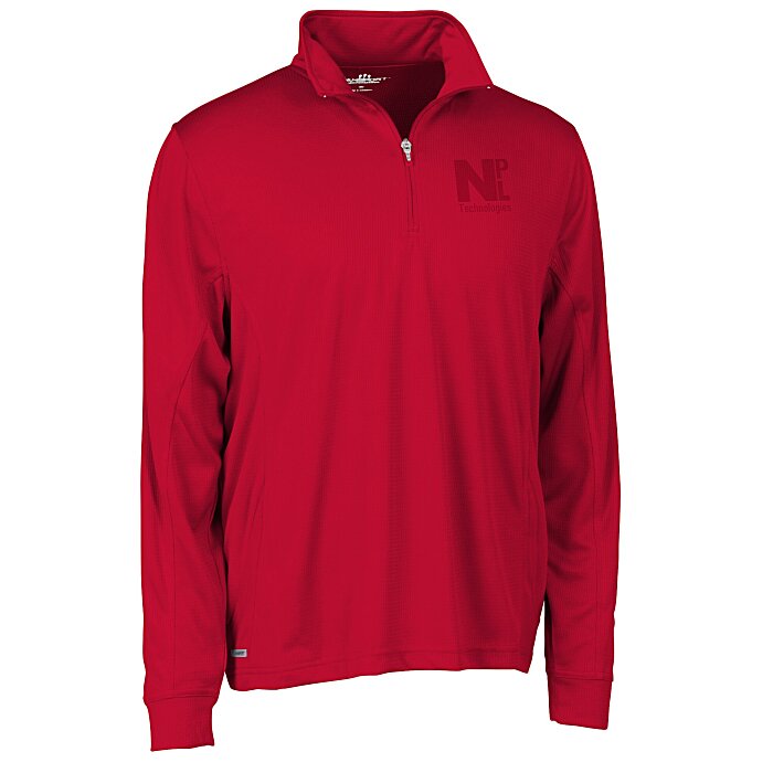 Custom Vansport Mesh 1/4-Zip Tech Pullover - Men's - Laser Etched