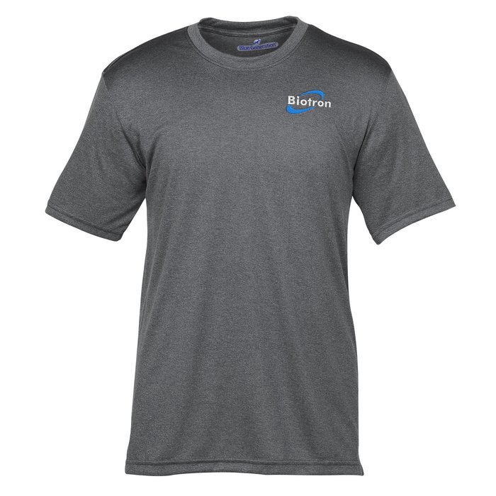 Custom Snag Resistant Heather Performance T-Shirt - Men's
