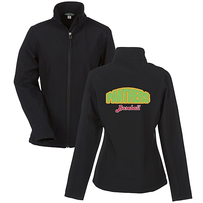 Custom Crossland Soft Shell Jacket - Ladies' - Applique Twill