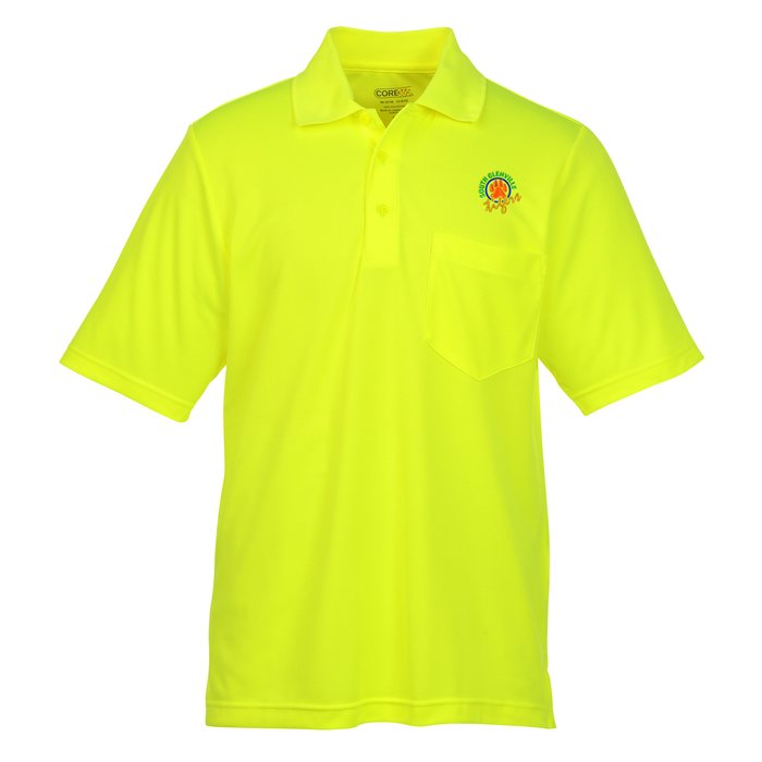 Custom Origin Performance Pique Pocket Polo - Men's