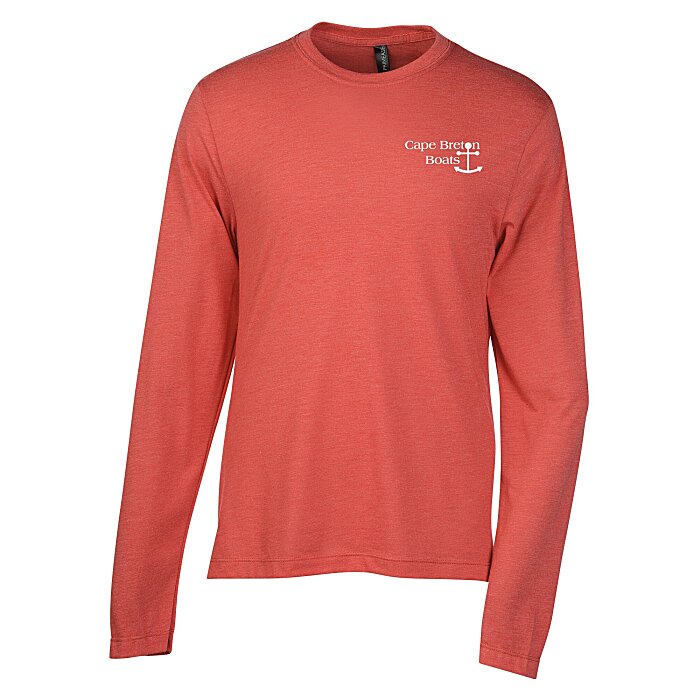 Custom Primease Tri-Blend Long Sleeve Tee - Men's - Screen