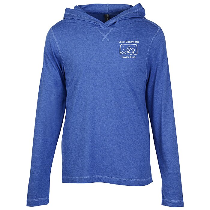Custom Primease Tri-Blend Hooded Tee - Men's