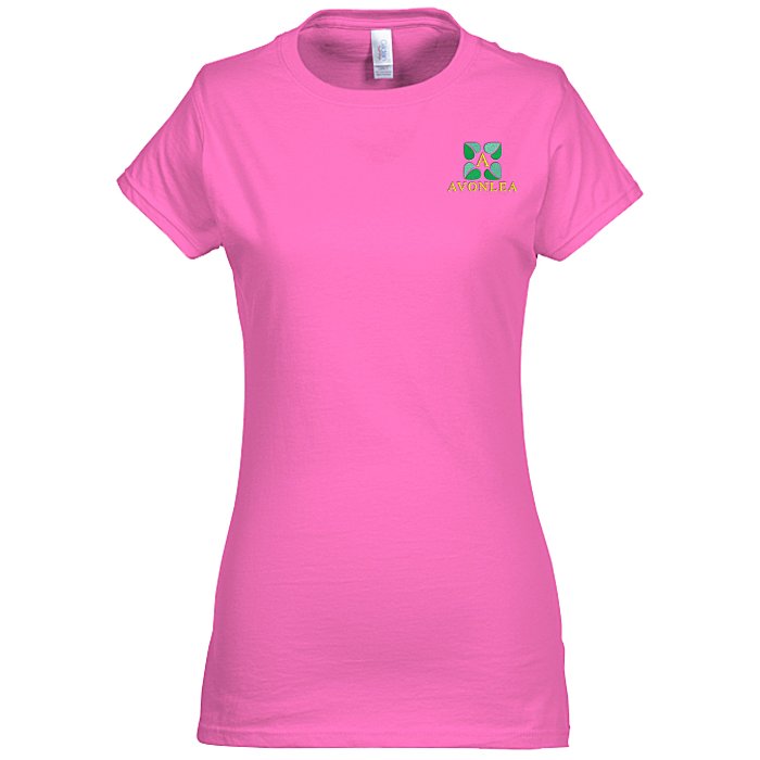 Custom Gildan Softstyle T-Shirt - Ladies' - Embroidered