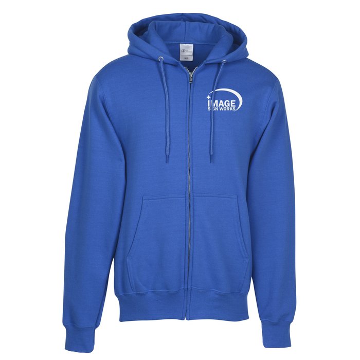 Custom Everyday Full-Zip Hooded Sweatshirt - Screen