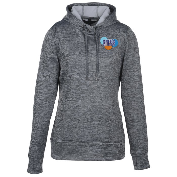 Custom Dynamic Heather Performance Hoodie - Ladies'