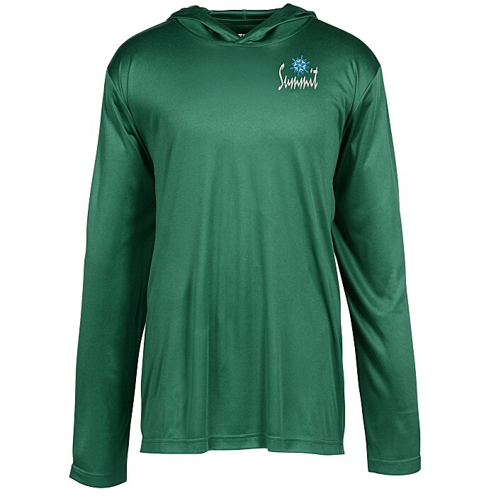 Custom Zone Performance Hooded Tee - Men's - Embroidered