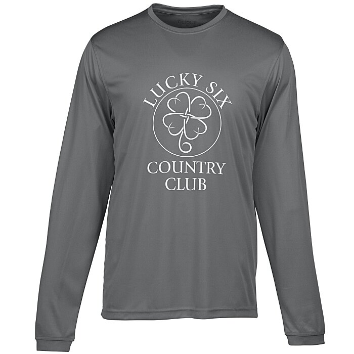 Custom Spin Dye Jersey LS Tee - Men's - Screen