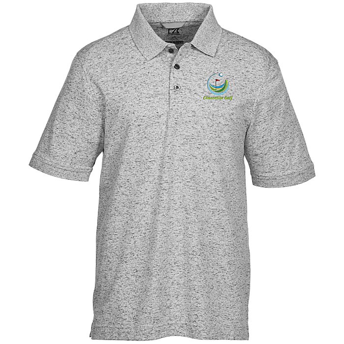 Custom Cutter & Buck DryTec Advantage Space-Dyed Polo