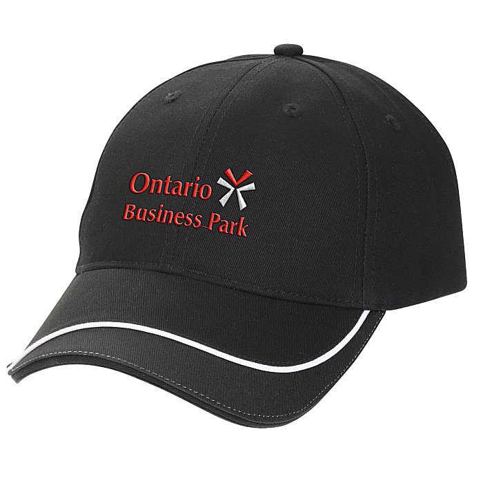 Custom Stream Piping Cap - Black - 24 hr