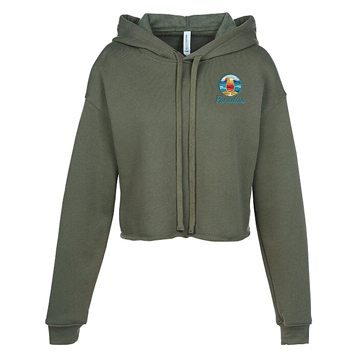 Custom Bella+Canvas Cropped Hoodie - Ladies'