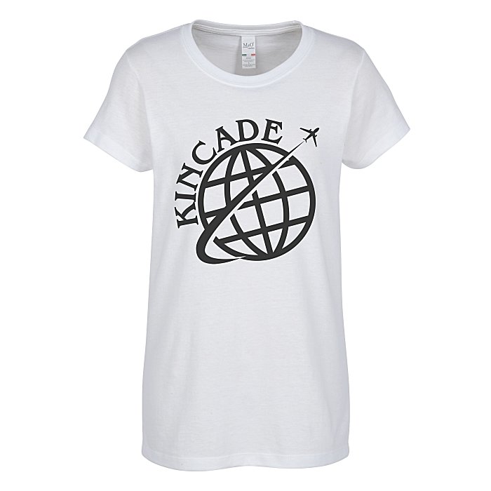 Custom M&O Gold Soft Touch T-Shirt - Ladies' - White