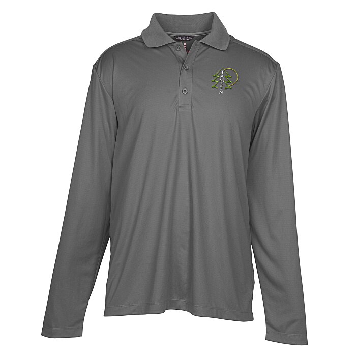 Custom Dade Textured Performance LS Polo - Men's - 24 hr