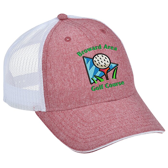 Custom Chambray Trucker Cap