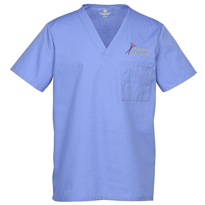 Custom Fundamentals One Pocket Scrub Top - Men's