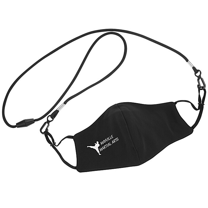 Custom Comfy 2-Ply Face Mask with Lanyard - Youth