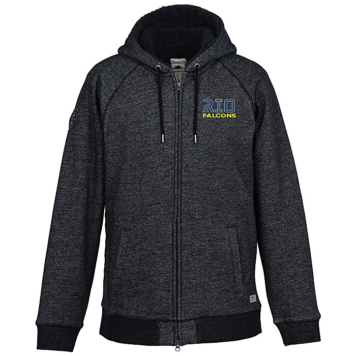 Custom Roots73 Copperbay Sherpa-Lined Full-Zip Hoodie - Men's