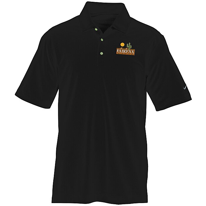 Custom Nike Dri-FIT Vertical Mesh Polo - Men's