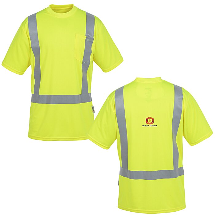 Custom Xtreme-Flex Reflective Pocket T-Shirt