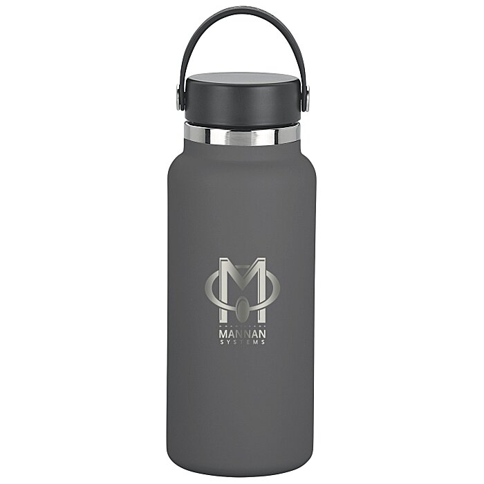 Custom Hydro Flask Wide Mouth with Flex Cap - 32 oz - Laser Engraved