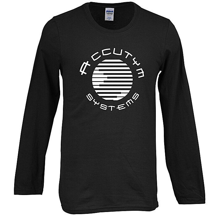 Custom Gildan Softstyle Long Sleeve T-Shirt - Screen