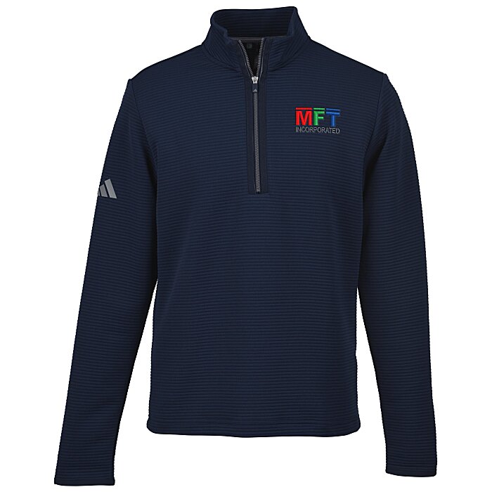 Custom adidas Spacer 1/4-Zip Pullover - Men's