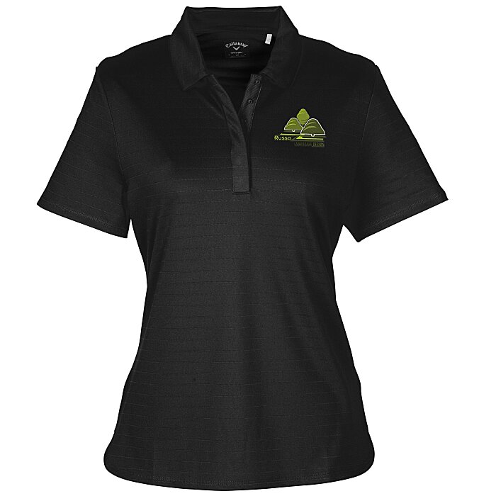 Custom Callaway Horizontal Texture Polo - Ladies'