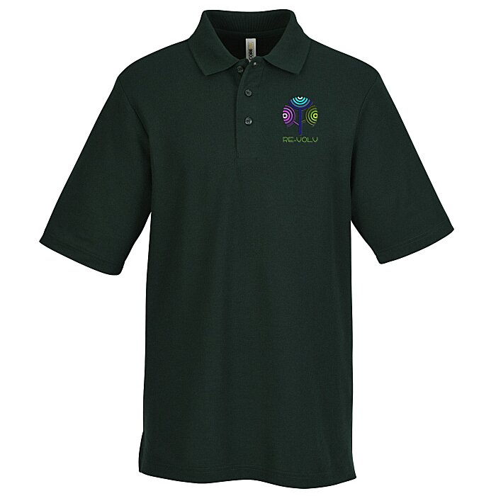 Custom Resolve CVC Performance Pique Polo - Men's