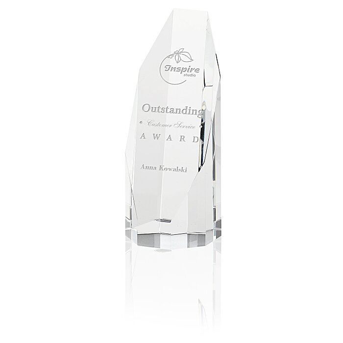 Custom Barrhaven Crystal Award - 6 inches