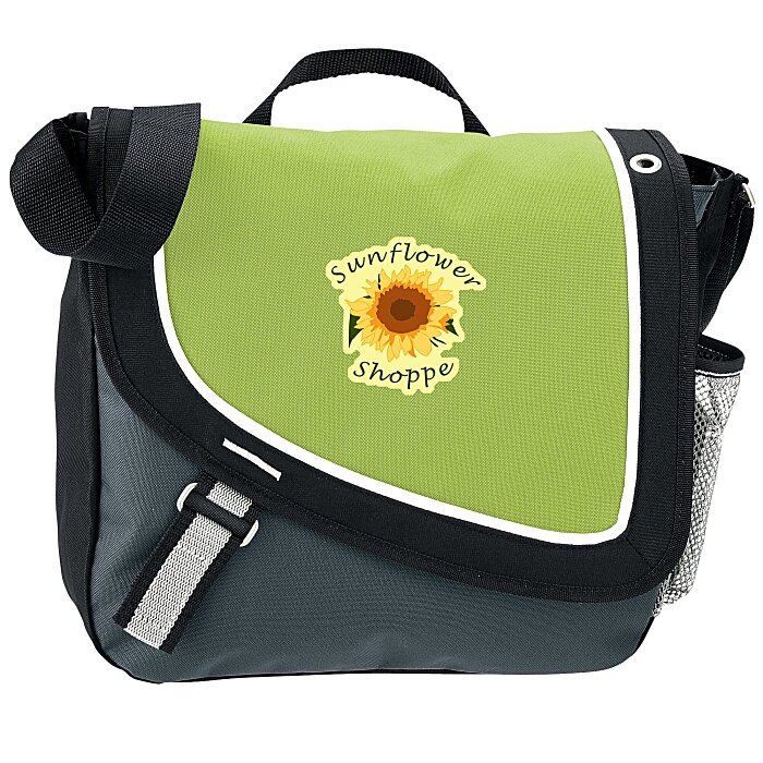 Custom A Step Ahead Messenger Bag - Full Colour