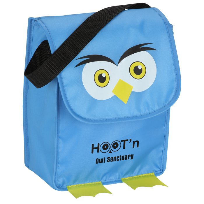 Custom Paws and Claws Lunch Bag - Owl