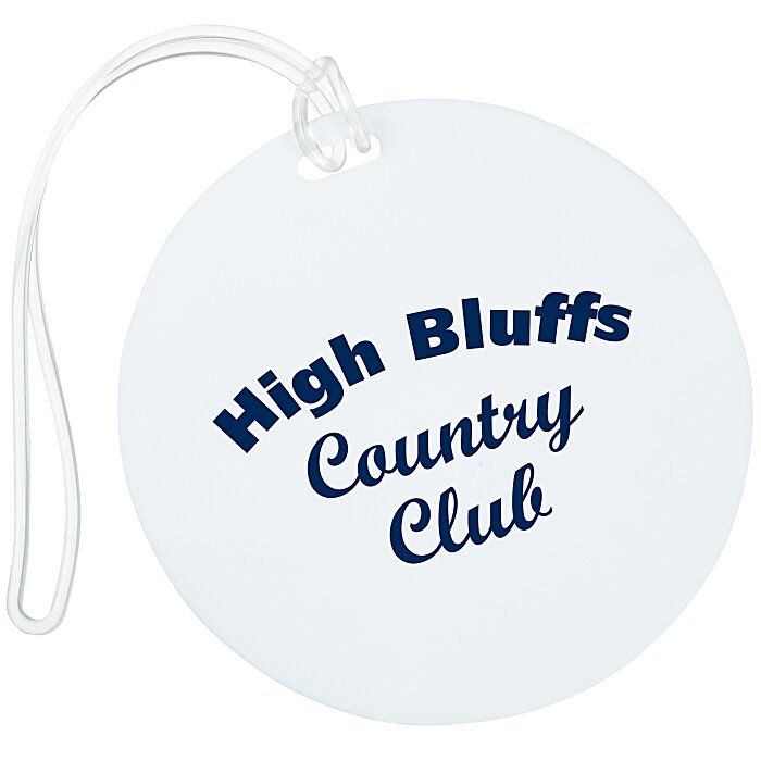 Custom Round Golf Bag Tag