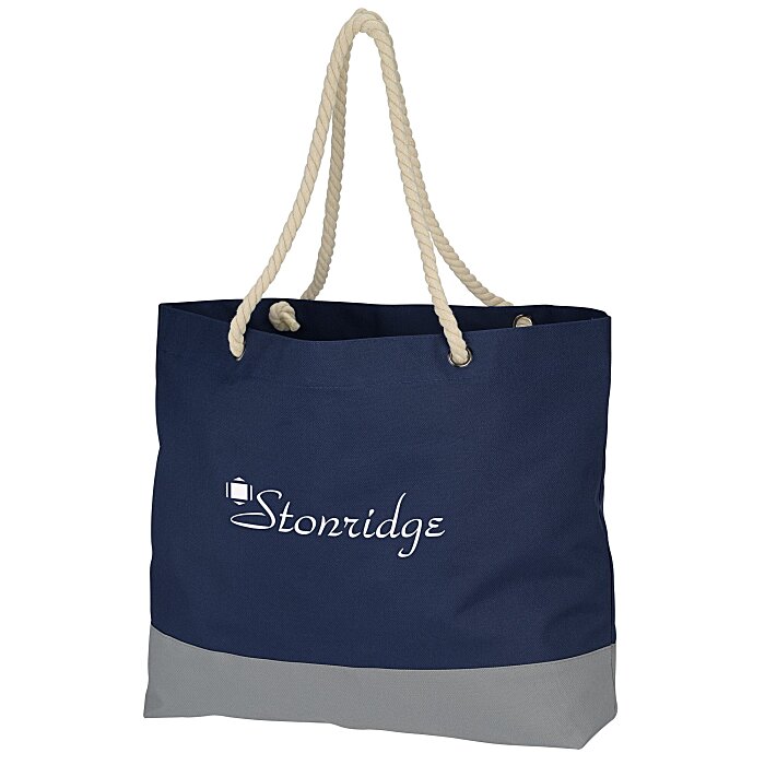 Custom Boca Rope Handle Tote