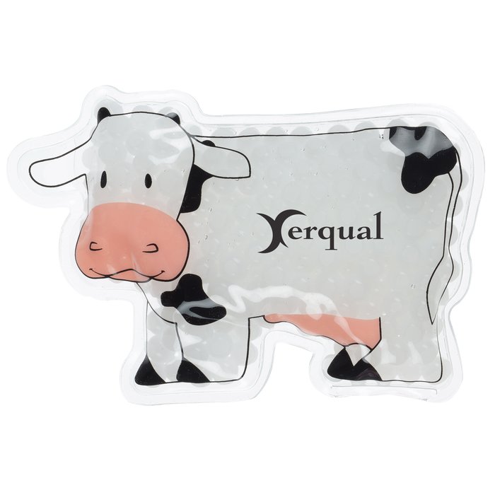 Custom Shaped Mini Aqua Pearls Hot/Cold Pack - Cow