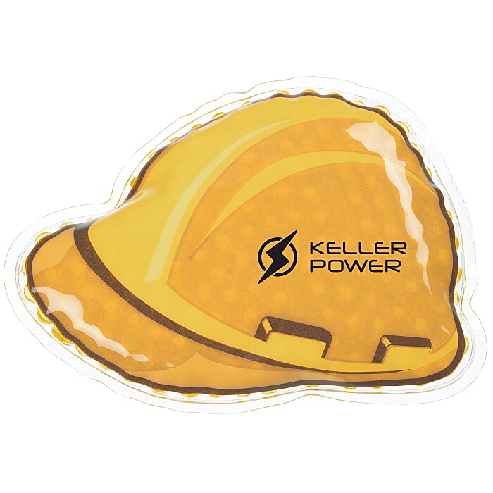 Custom Shaped Mini Aqua Pearls Hot/Cold Pack - Hard Hat