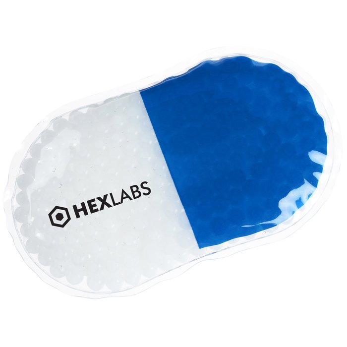 Custom Shaped Mini Aqua Pearls Hot/Cold Pack - Capsule
